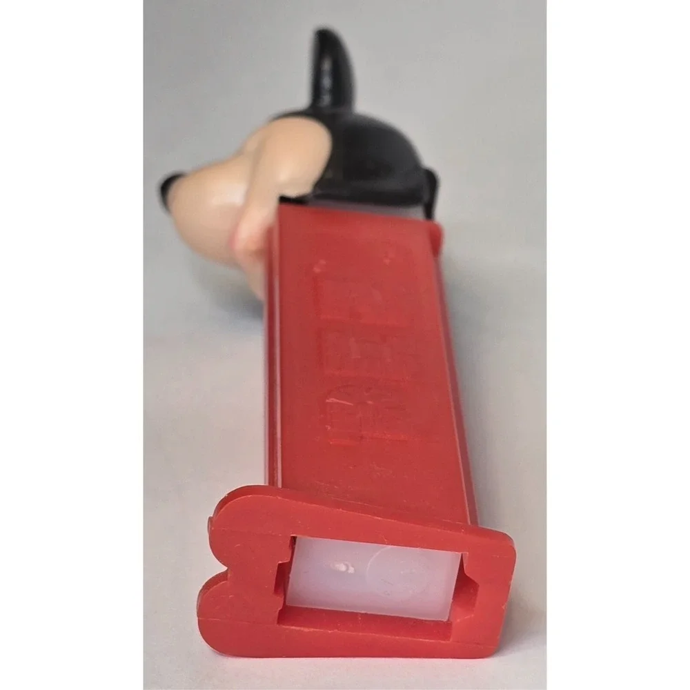 VINTAGE PEZ‎ DISNEY'S MICKEY MOUSE RED DISPENSER WITH FEET COLLECTIBLE EUC